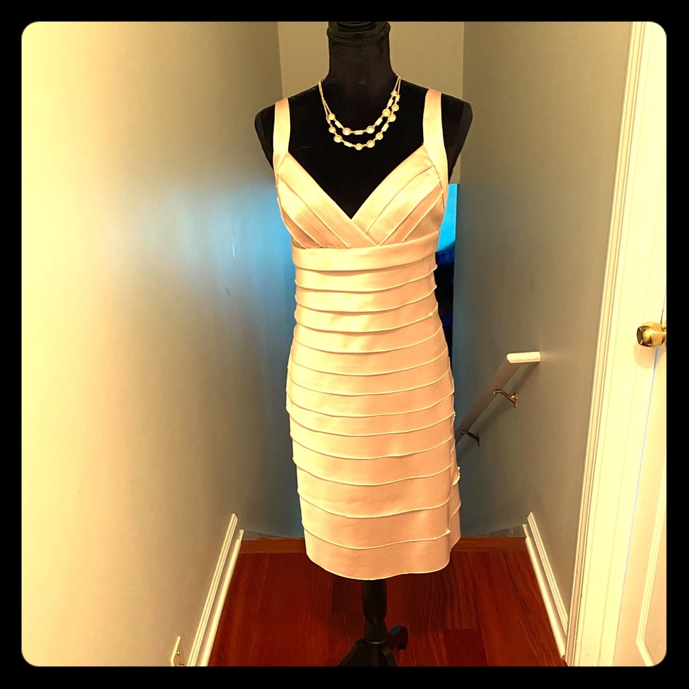 BCBGMaxAzria Tan Dress